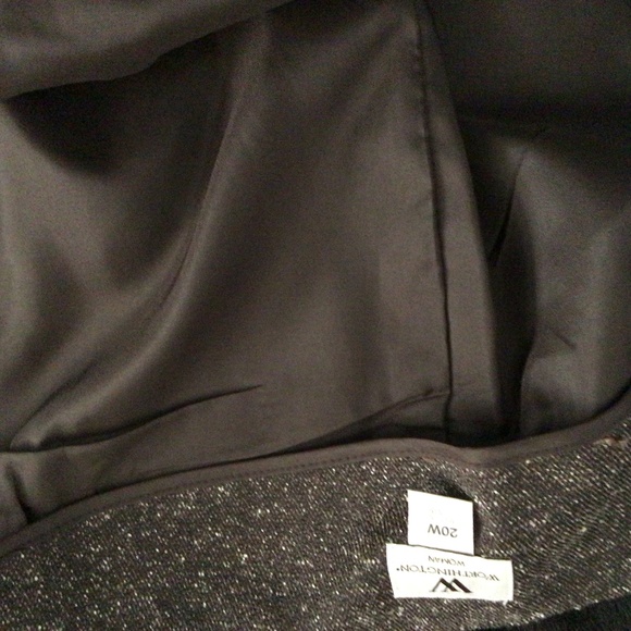 Stylish Brown skirt with leather-like stripes - Picture 9 of 16